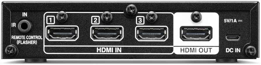 Amazon | Denon AVS-3BK 3ポート (3入力/1出力) 8K HDMI